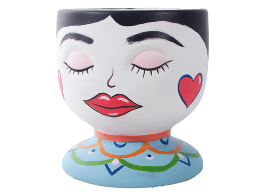Bisque Medium Face Planter (Case of 4)