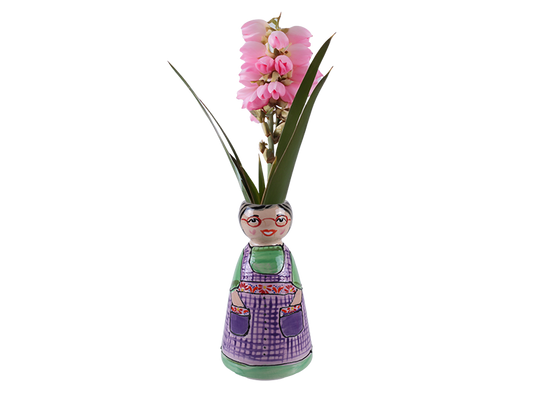 Bisque Peg Vase (Case of 4)