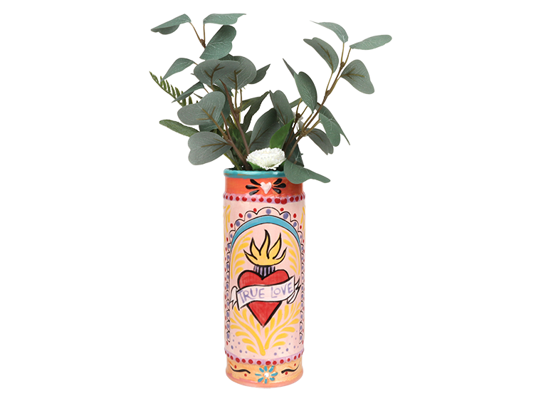Bisque Prayer Candle Vase (Case of 6)