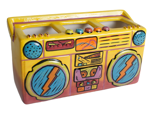 Bisque Boombox Planter (Case of 2)