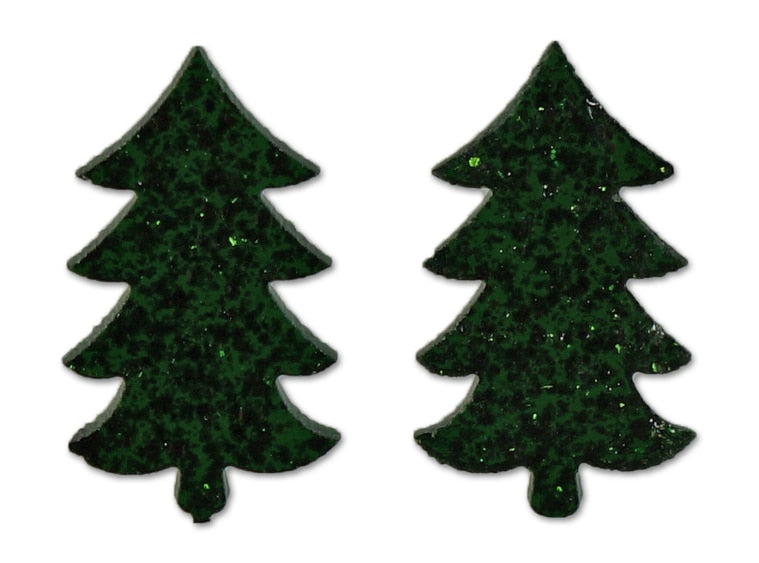 Small Aventurine Green Tree Glass Design (Case of 1)