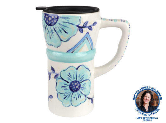 Bisque Travel Mug With Lid (Case of 4)
