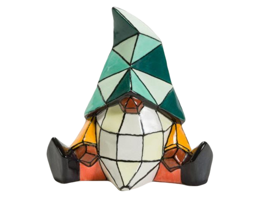 Bisque Gnome Facet-Ini (Case of 6)