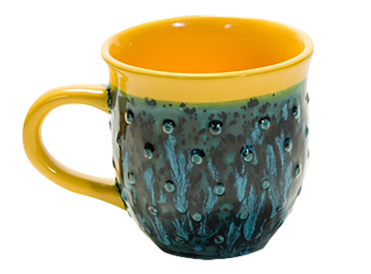 Bisque Hobnail Mug (Case of 6)
