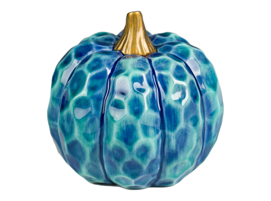 Bisque Round Hammered Pumpkin (Case of 6)