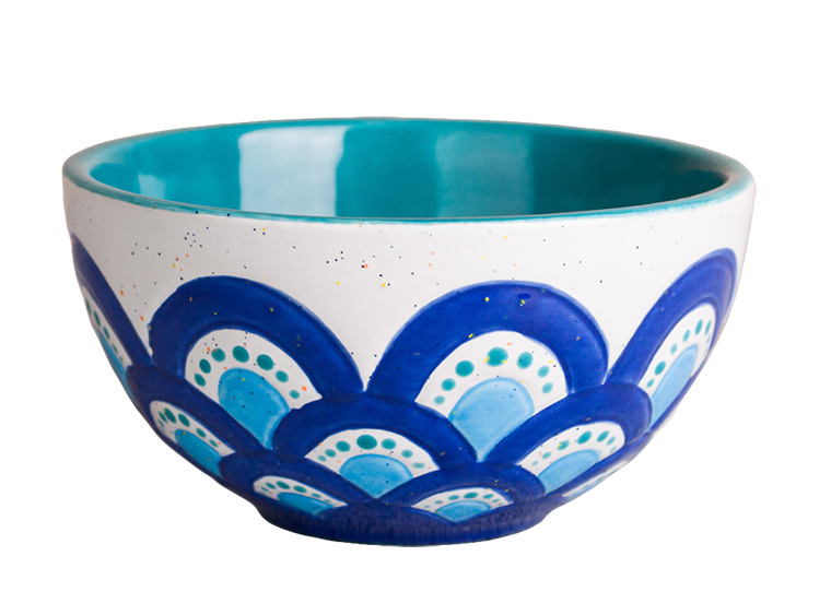 Bisque Scalloped Bowl (Case of 6)