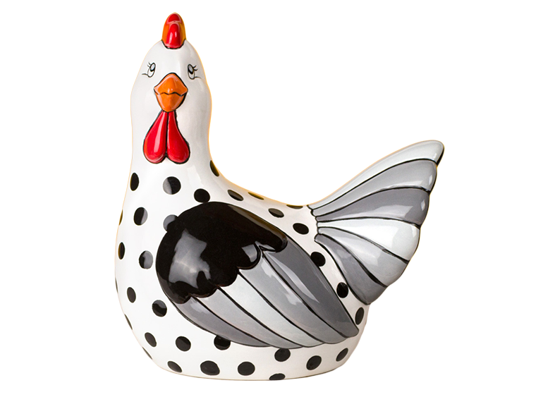 Bisque Ethel Hen (Case of 6)