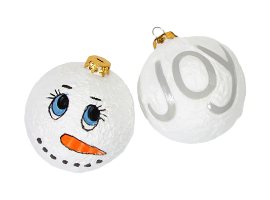 Bisque 3" Ornament Ball (Case of 12)