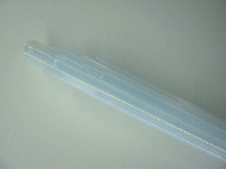 Red Reactive Opalescent Glass Noodles (Case of 1)