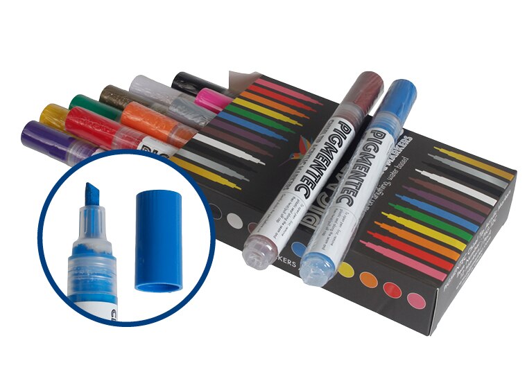 Pigmentec Chisel Tip Acrylic Markers (Case of 1)
