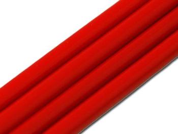 Cherry Red Semi-Opal Glass Rod (Case of 1)
