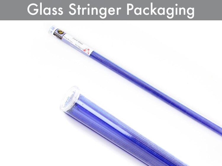 Pastel Green Glass Opalescent Stringers (Case of 1)