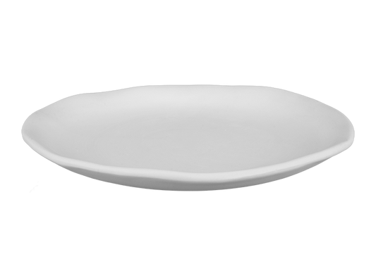Bisque Stoneware Organic Salad Plate (Case of 4)