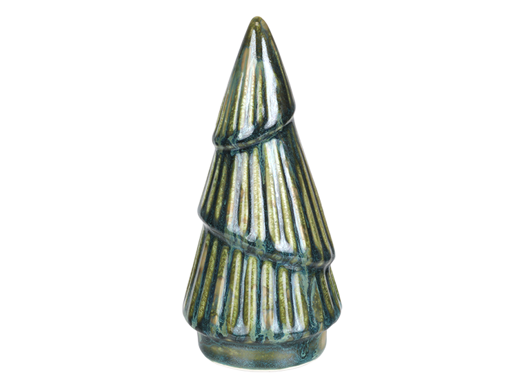 Bisque Stoneware Small Fluted Tree (Case of 4)