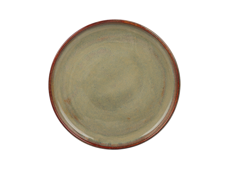 Bisque Stoneware Cooper Bread Plate (Case of 4)