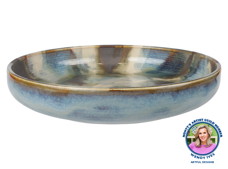 Bisque Stoneware Seine Pasta Plate (Case of 4)