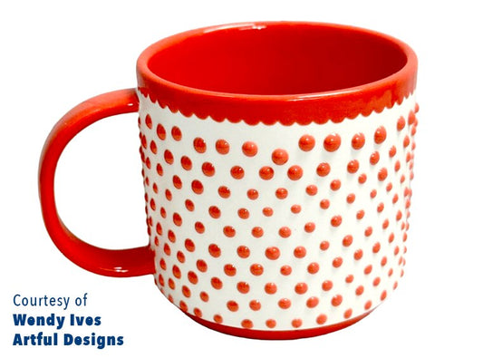 Bisque Stoneware Cooper Mug (Case of 4)