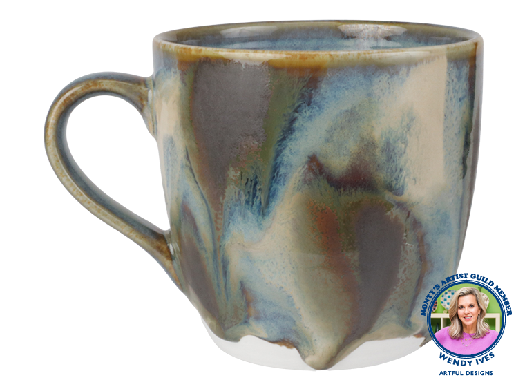 Bisque Stoneware Seine Mug (Case of 4)