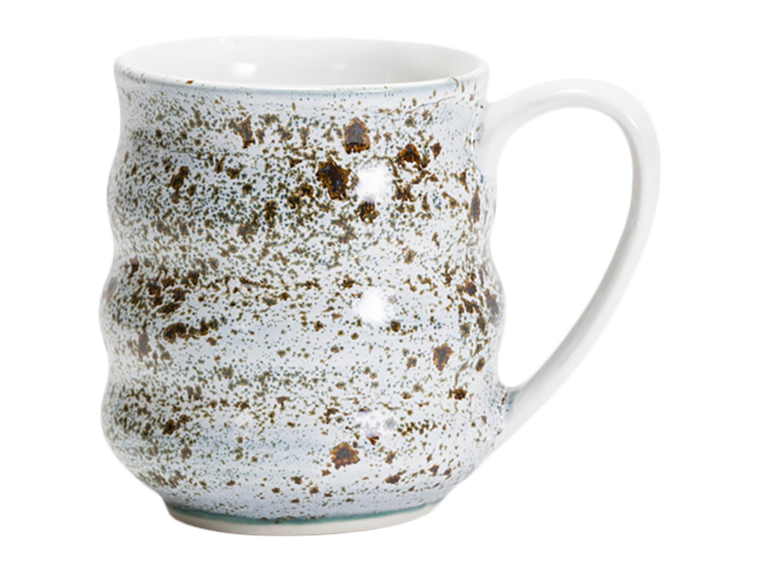 Bisque Stoneware Wavy Mug (Case of 6)