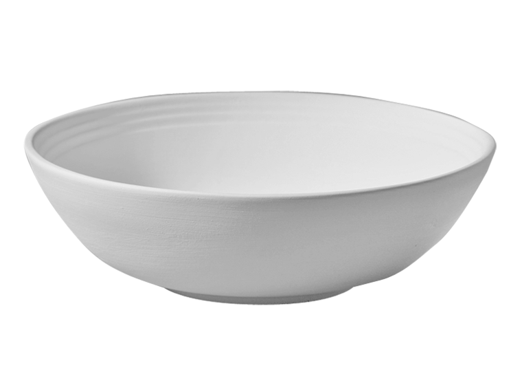 Bisque Stoneware 9" Serving Bowl (Case of 3)
