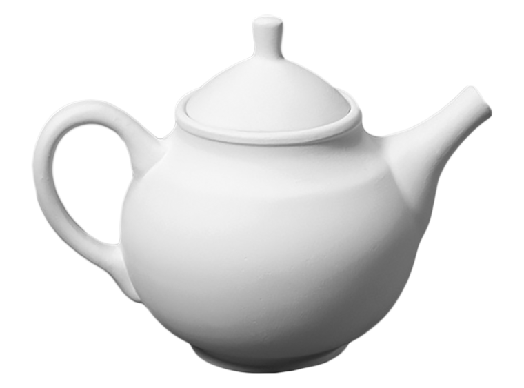 Bisque Stoneware Teapot (Case of 3)