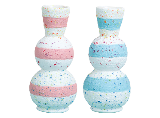 Bisque Stoneware Curvy Vase (Case of 6)