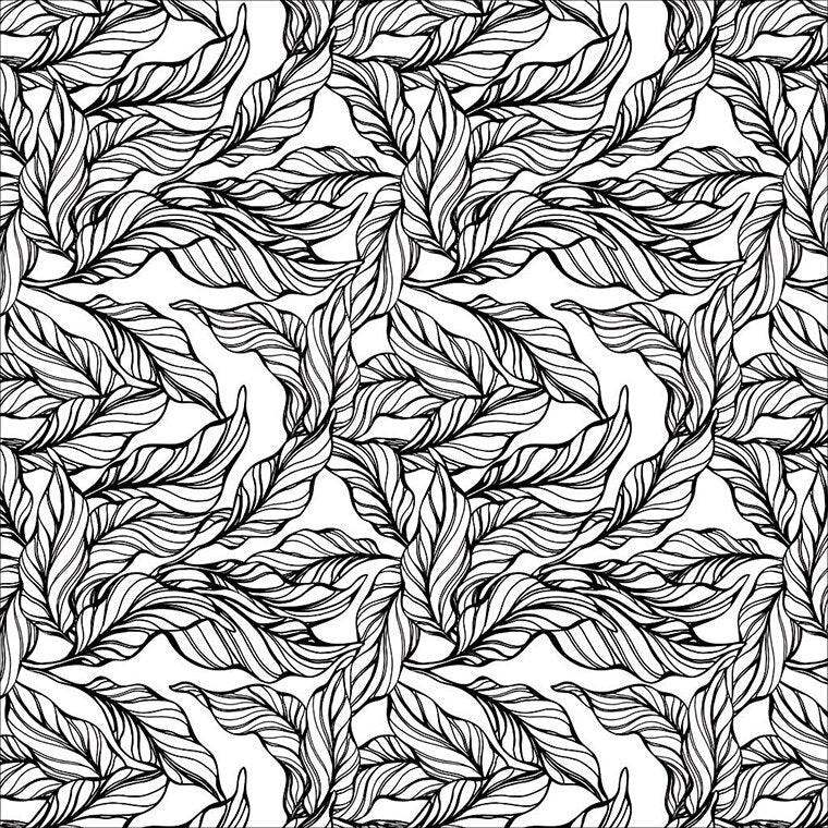 Leaf Tropical Underglaze Decal (Case of 1)
