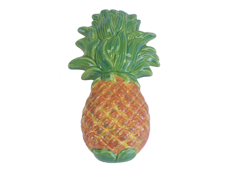 Bisque Pineapple W/ Mounting Hole (Case of 6)