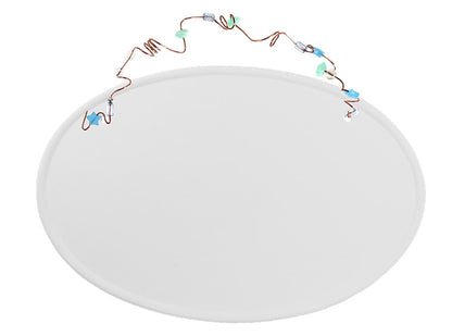 Bisque Oval Plaque Kit (Case of 8)