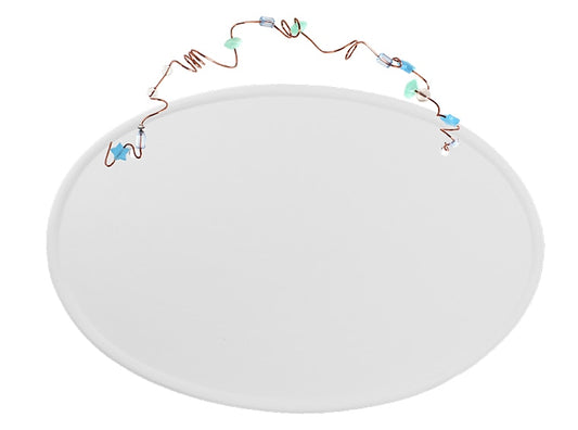 Bisque Oval Plaque Kit (Case of 8)