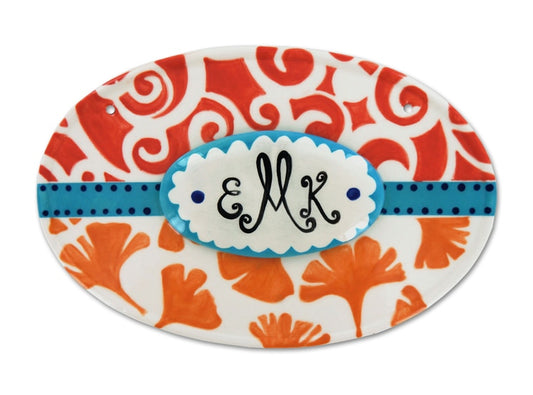 Bisque Oval Plaque Kit (Case of 8)