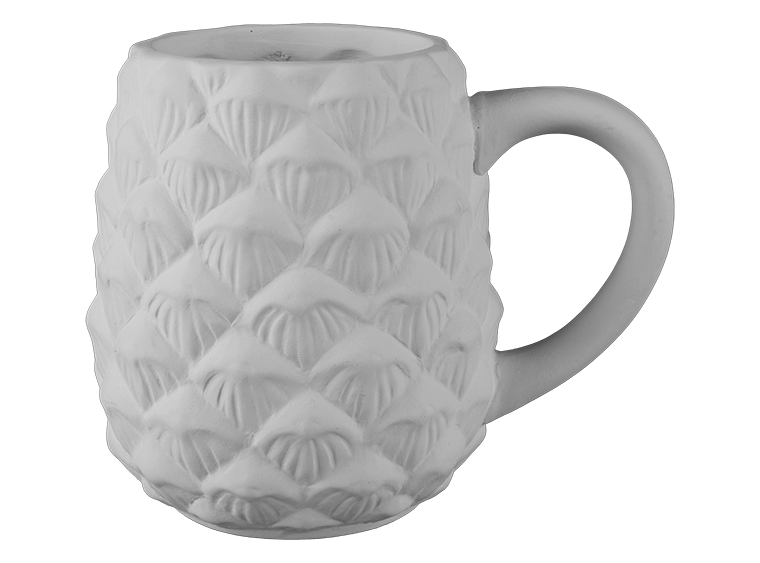 Bisque Pineapple Mug (Case of 4)