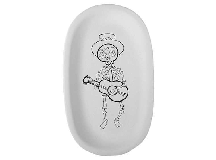 Bisque Day Of The Dead Soap Dish (Case of 12)