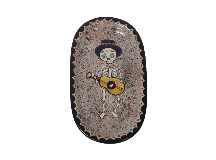 Bisque Day Of The Dead Soap Dish (Case of 12)