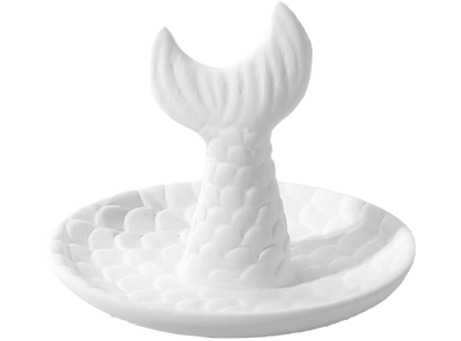 Bisque Mermaid Tail Ring Holder (Case of 6)