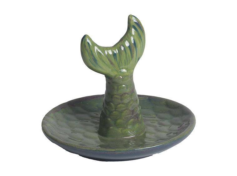 Bisque Mermaid Tail Ring Holder (Case of 6)