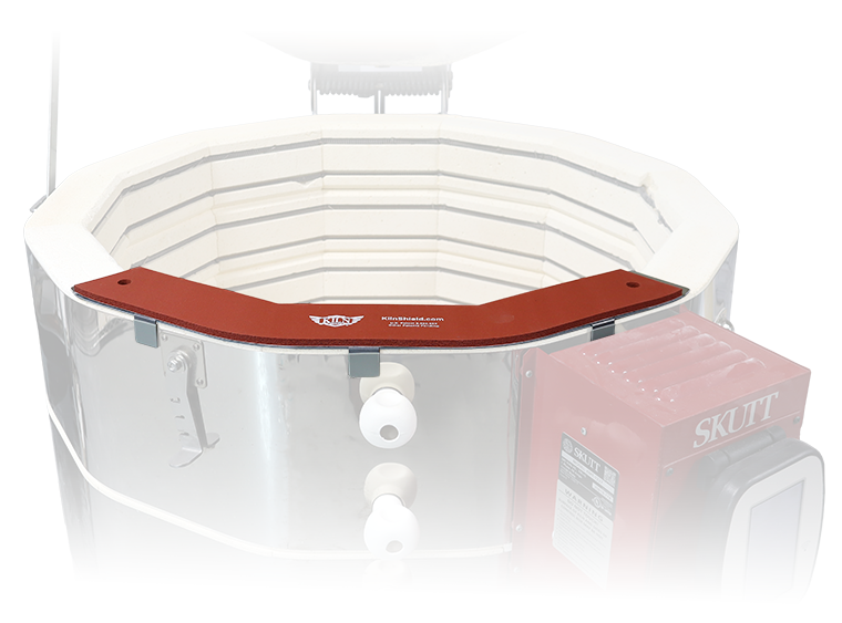 Standard Kiln Shield - 10-Sided With 3" Brick (Case of 1)