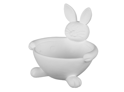 Bisque Rabbit Bowl (Case of 4)