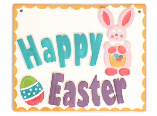 Bisque Easter Plaque (Case of 6)