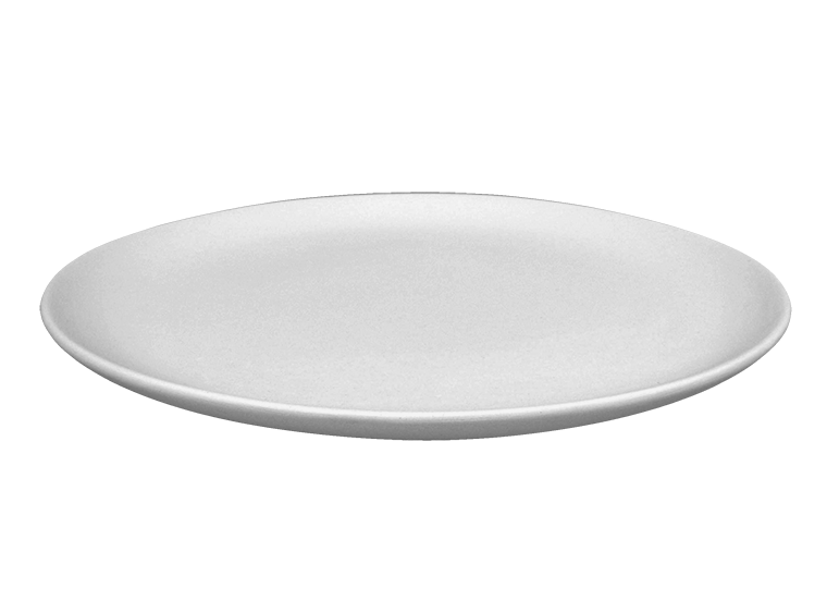 Bisque Hanging Coupe Plate Sm (Case of 6)