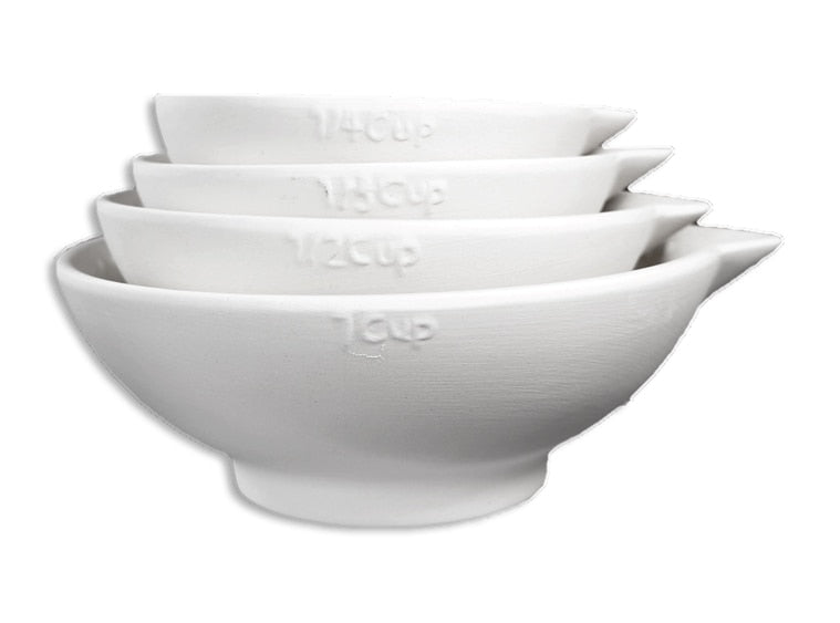 Bisque Measuring Cup Set (Case of 4)