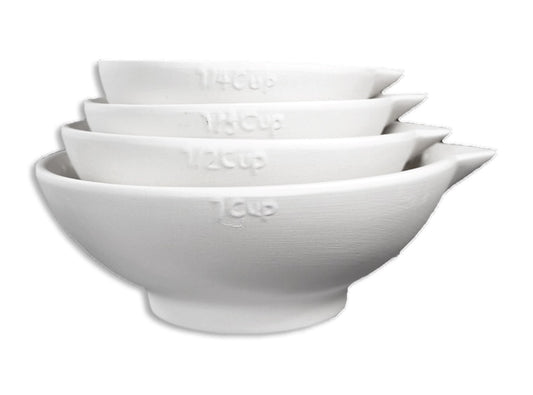 Bisque Measuring Cup Set (Case of 4)