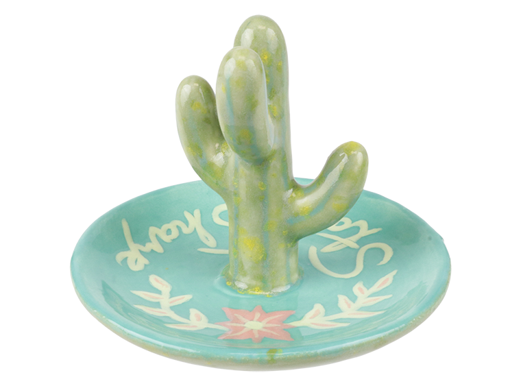 Bisque Cactus Ring Holder (Case of 8)