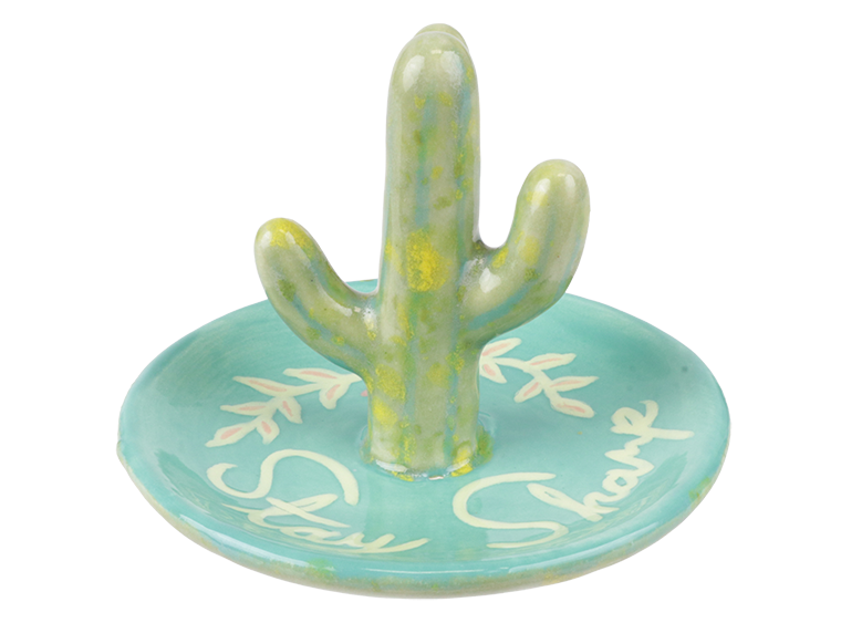 Bisque Cactus Ring Holder (Case of 8)