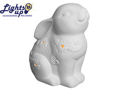 Bisque Lighted Baroque Bunny (Case of 4)
