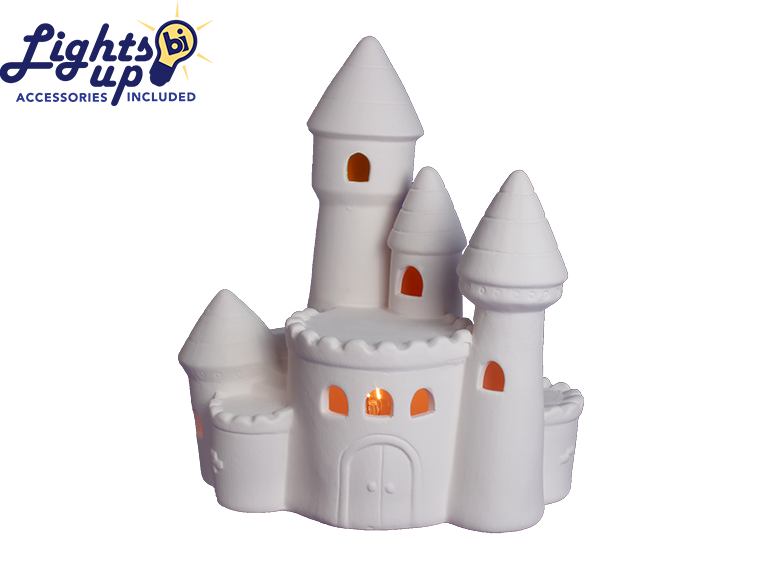 Bisque Lighted Magic Castle (Case of 1)