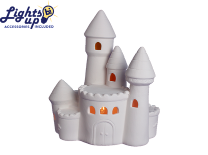 Bisque Lighted Magic Castle (Case of 1)