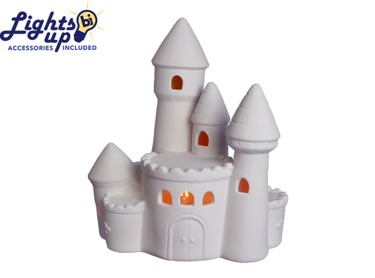 Bisque Lighted Magic Castle (Case of 1)
