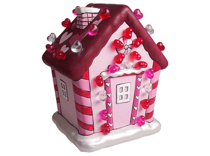 Bisque Lighted Gingerbread House (Case of 1)