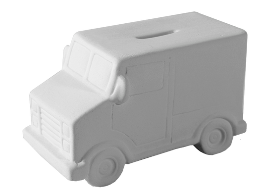 Bisque Transport Truck Bank (Case of 6)